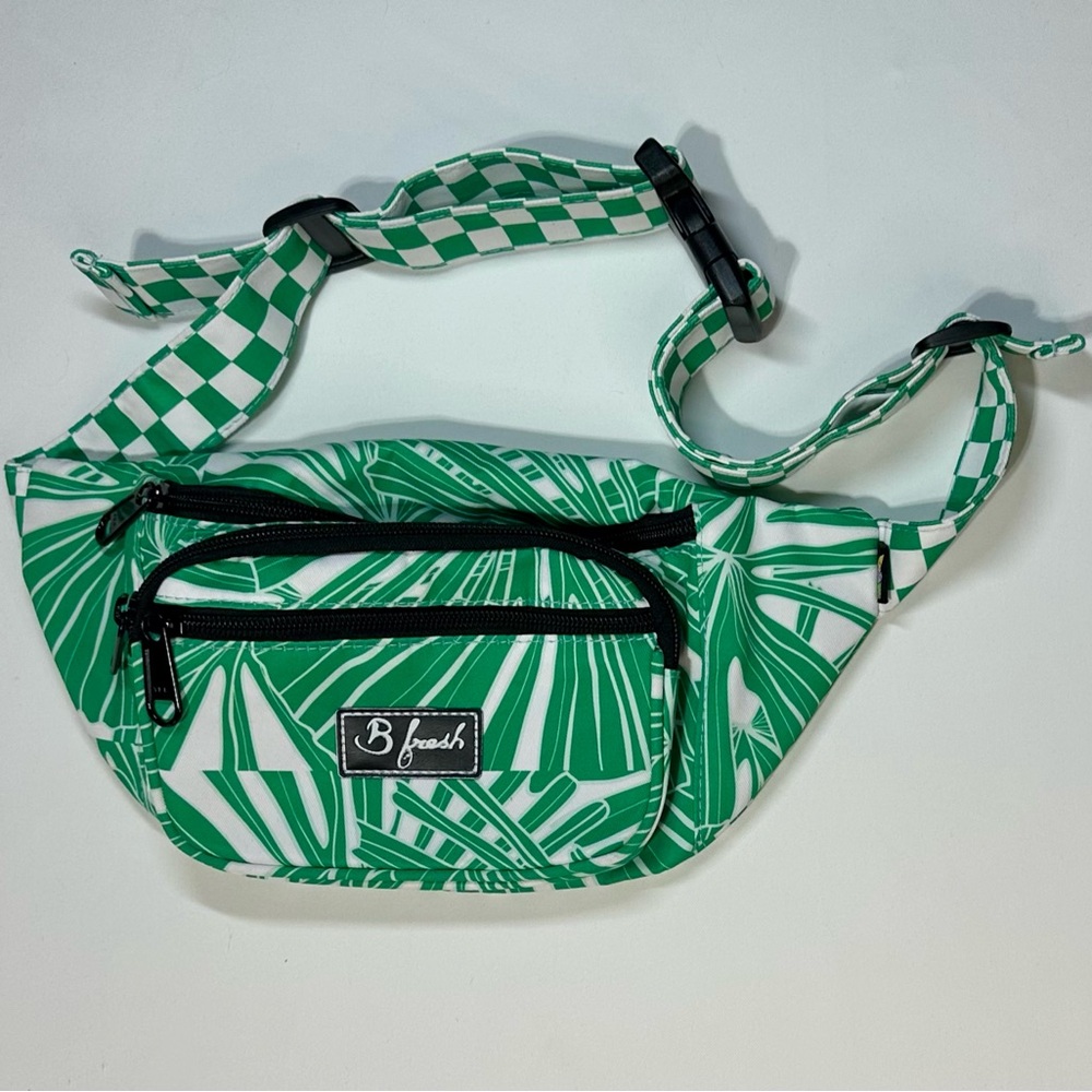 B Fresh Fanny Pack “The Gardener” Green Palm